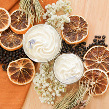 Charger l'image dans la galerie, Beurre fouetté pour le corps Fraîcheur d'eucalyptus, naturel, texture légère et crémeuse, contenant de verre, deux formats