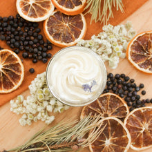 Charger l'image dans la galerie, Beurre fouetté pour le corps Fraîcheur d'eucalyptus, naturel, texture légère et crémeuse, contenant de verre, format 250ml